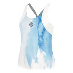 BIDI BADU Bekleidung BIDI BADU Watercolour Tank-Top Damen-Weiß,Blau