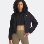 Under Armour Bekleidung Under Armour Rival Woven Trainingsjacke Damen-Schwarz