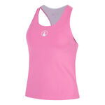 Quiet Please Bekleidung Quiet Please Crush Tank-Top Damen - pink, wei&szlig;