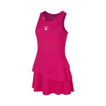 Quiet Please Bekleidung Quiet Please Create Flounce Kleid Mädchen-Pink,Weiß