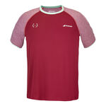 Babolat Bekleidung Babolat Crew Neck Lebron T-Shirt Herren-Weinrot