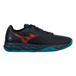 Mizuno Padelschuhe Mizuno Wave Enforce Court Padelschuh Herren-Dunkelblau,Koralle