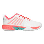 K-Swiss Tennisschuhe K-Swiss Express Light 3 Sandplatzschuh Damen-Weiß,Koralle