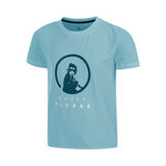 Quiet Please Bekleidung Quiet Please Create Trainings T-Shirt Jungen-Hellblau,Mehrfarbig