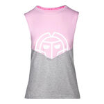 BIDI BADU Bekleidung BIDI BADU Elinam Lifestyle Tank-Top Damen-Rosa,Hellgrau