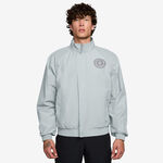 Nike Bekleidung Nike Court Heritage Trainingsjacke Herren-blaugrau