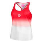 BIDI BADU Bekleidung BIDI BADU Crew Gradiant Tank-Top Damen-Rot,Weiß