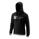 Wilson Bekleidung Wilson Bela Slimfit Hoody Herren-Schwarz,Weiß