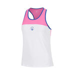 Quiet Please Bekleidung Quiet Please Racerback Tank-Top M&auml;dchen - pink, wei&szlig;