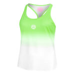 BIDI BADU Bekleidung BIDI BADU Crew Gradiant Tank-Top Damen-Neongrün,Weiß