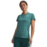 Under Armour Bekleidung Under Armour Tech Twist T-Shirt Damen-gr&uuml;n, wei&szlig;