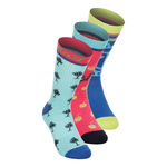 BIDI BADU Bekleidung BIDI BADU Bold Bro II Crew Printed Move Tennissocken-Mehrfarbig