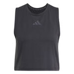 adidas Bekleidung adidas Power 3 Stripes Boxy Tank-Top Damen-Schwarz