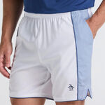 Original Penguin Bekleidung Original Penguin 7in Performance Piped Shorts Herren-Weiß,Blau