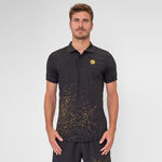 BIDI BADU Bekleidung BIDI BADU Paris 2024 Polo Herren-Schwarz,Gold