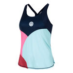 BIDI BADU Bekleidung BIDI BADU Bubble Tank-Top Damen-Dunkelblau,Türkis