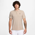 Nike Bekleidung Nike Court Dri-FIT Advantage Polo Herren-Beige