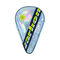 Padel Cover Silber