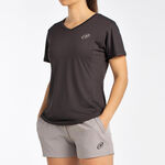 Bullpadel Bekleidung Bullpadel Eches T-Shirt Damen-Anthrazit