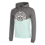 BIDI BADU Bekleidung BIDI BADU Lunis Lifestyle Hoody Herren-Dunkelgrau,Mint