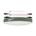 Nike Bekleidung Nike Nike Flex Classic Mixed Haarband 3er Pack-Pink,Wei&szlig;