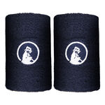 Quiet Please Tennisbekleidung Quiet Please Long Schweißband 2er Pack-Dunkelblau